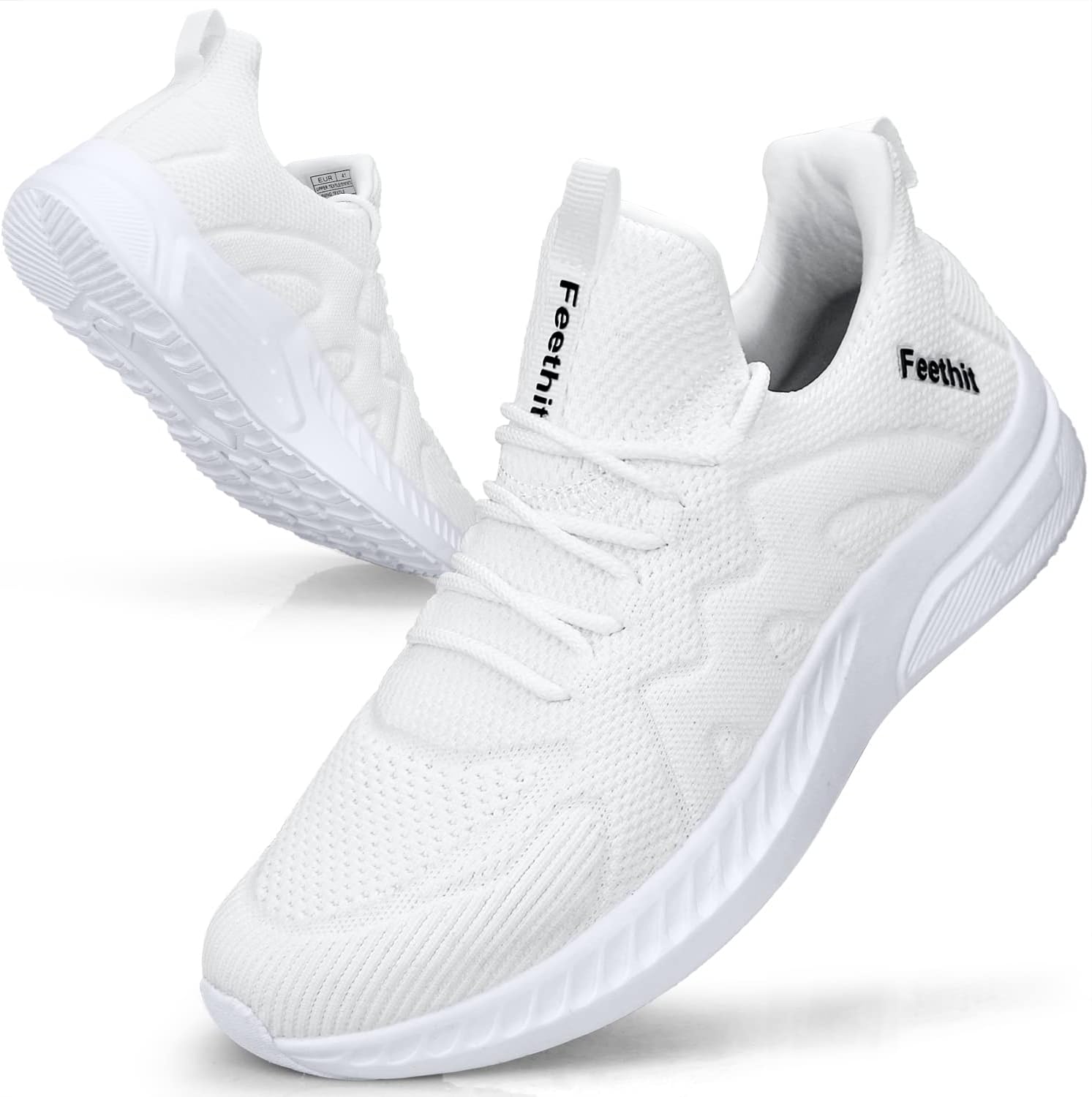 Feethit Mens Non Slip Walking Sneakers for All Day Comfort