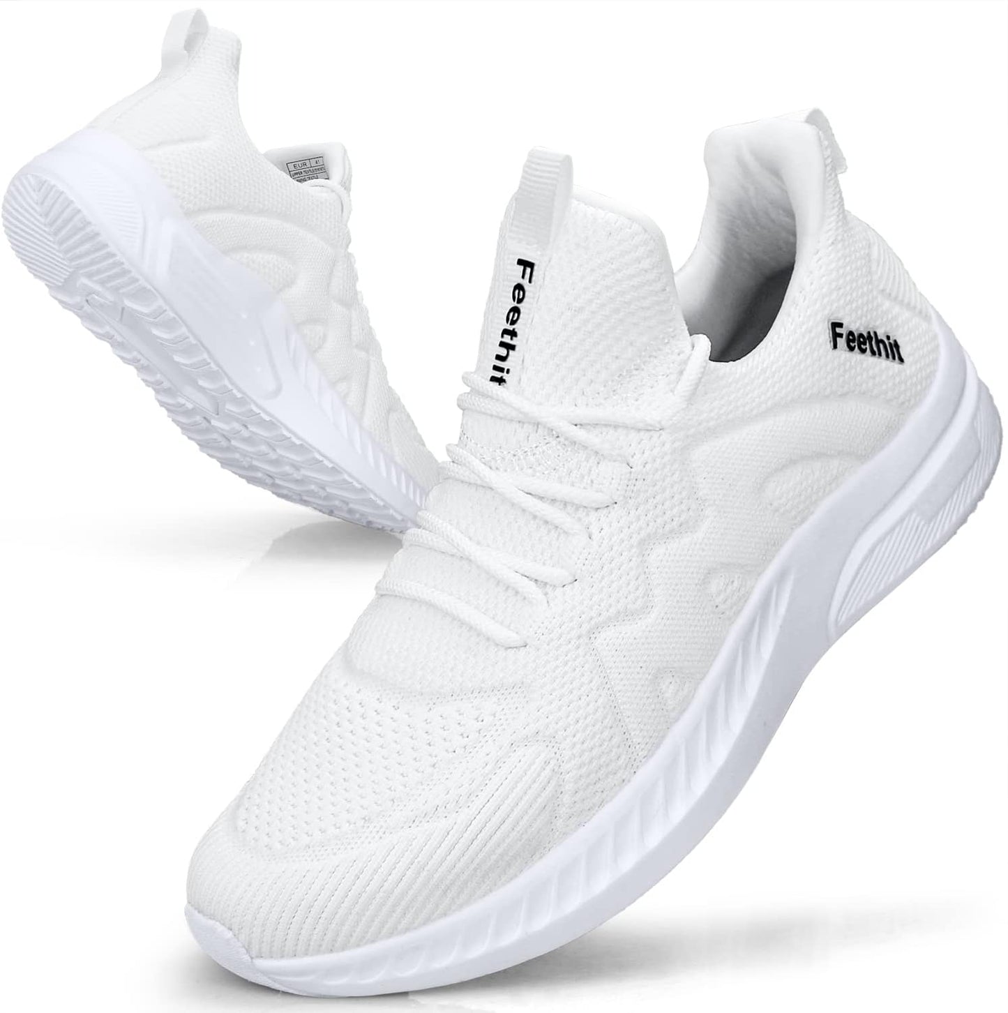 Feethit Mens Non Slip Walking Sneakers for Comfortable All-Day Wear