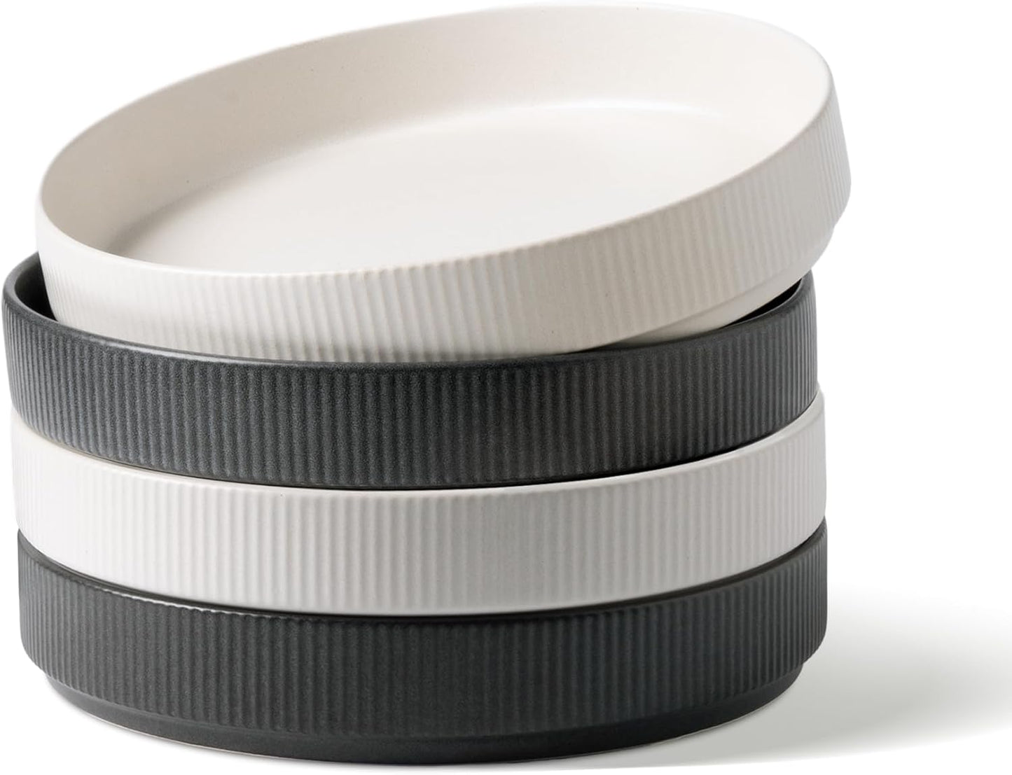Famiware Star 8.25in Pasta Bowls Set of 4 for Elegant Dining