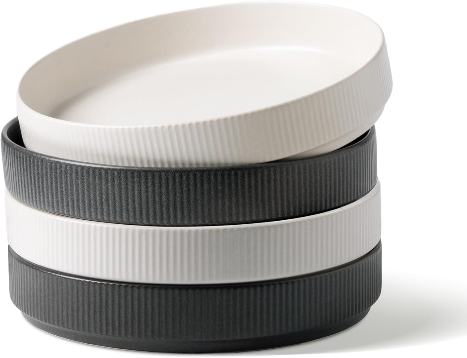 Famiware Star 8.25in Pasta Bowls Set of 4 for Elegant Dining