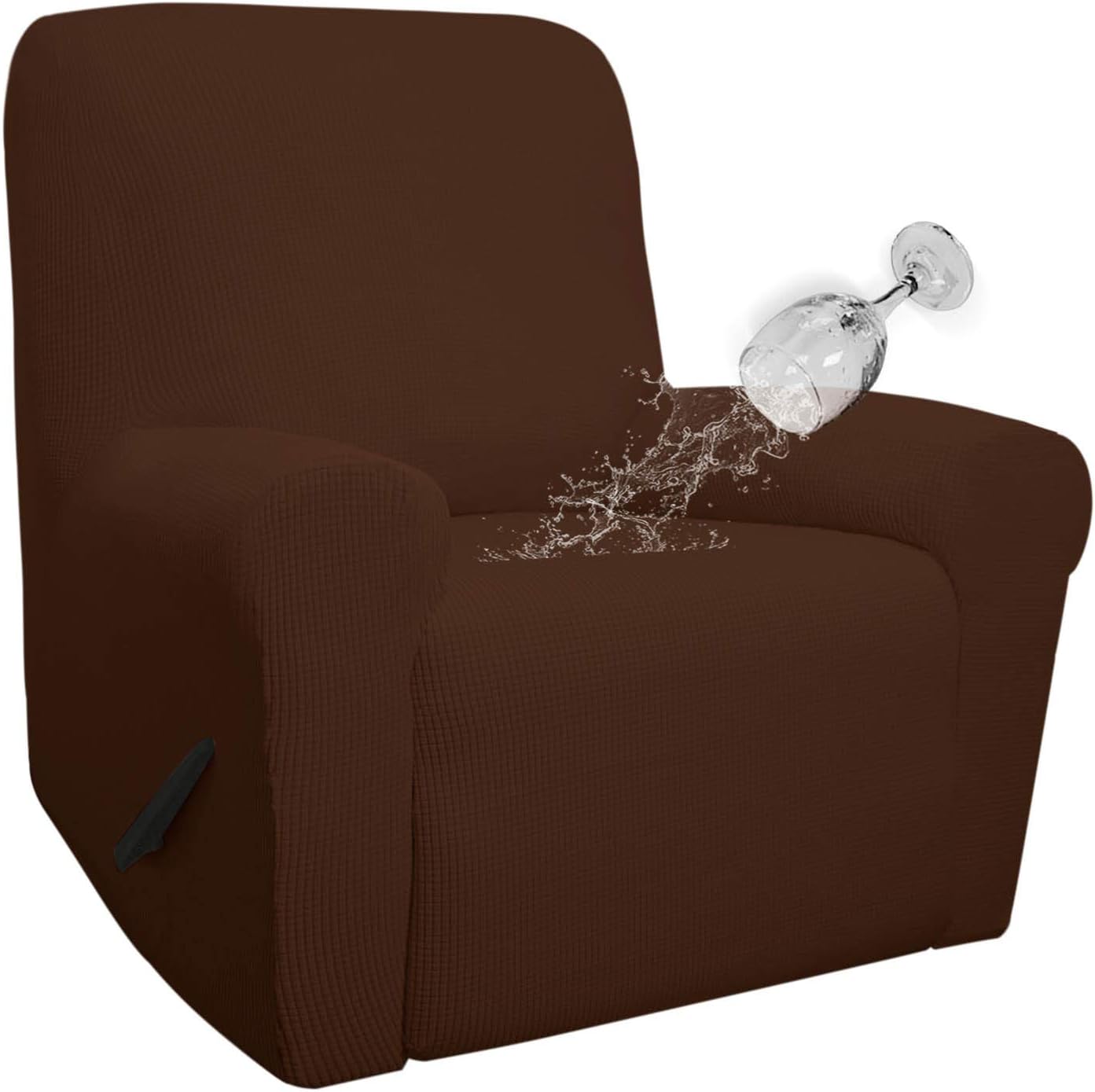 100% Waterproof Recliner Cover for Pets and Kids - Coffee Color