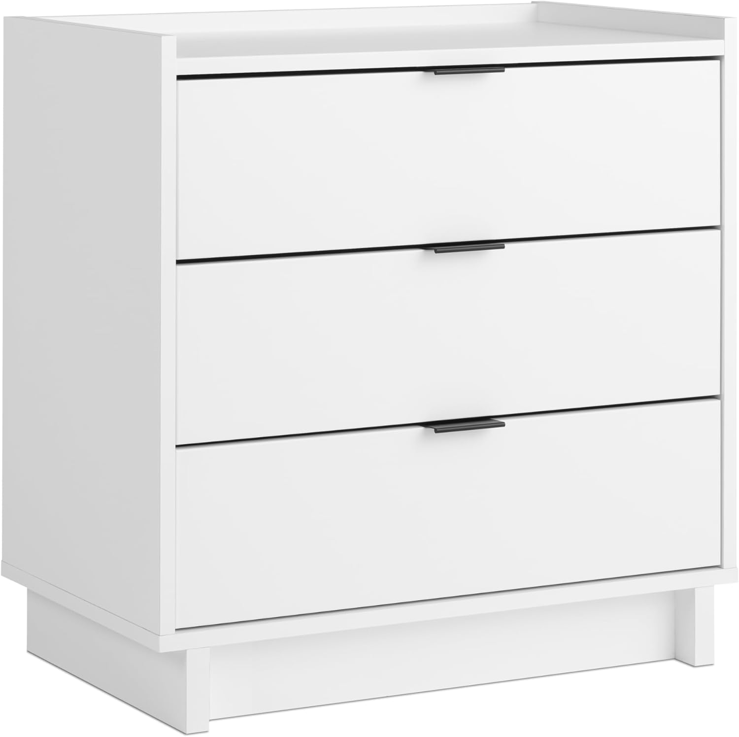 Prepac Simply Modern Nightstand with 3 Drawers for Bedroom