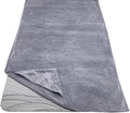 JBM 72 Yoga Towel: Non-Slip, Sweat Absorbent - Gray
