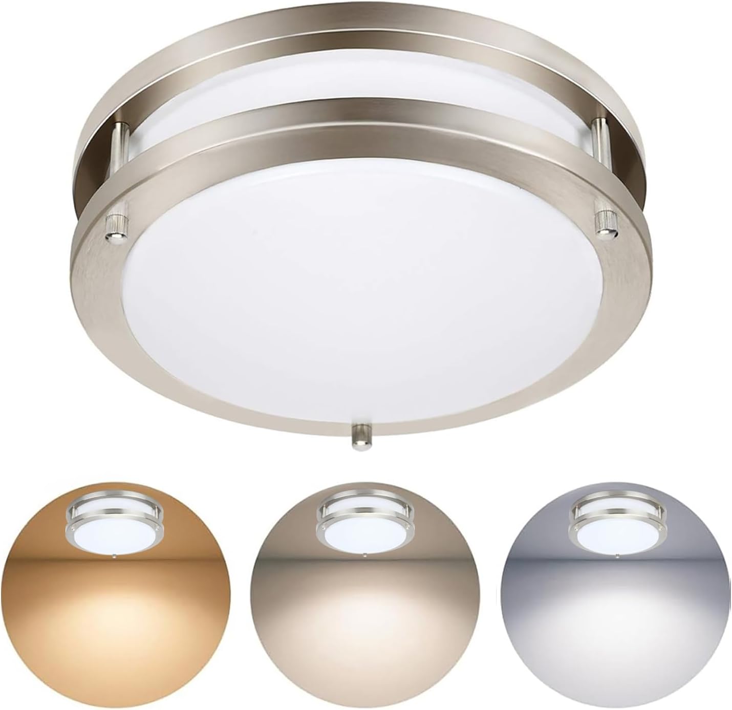 Drosbey 36W Dimmable LED Flush Mount Ceiling Light Fixture