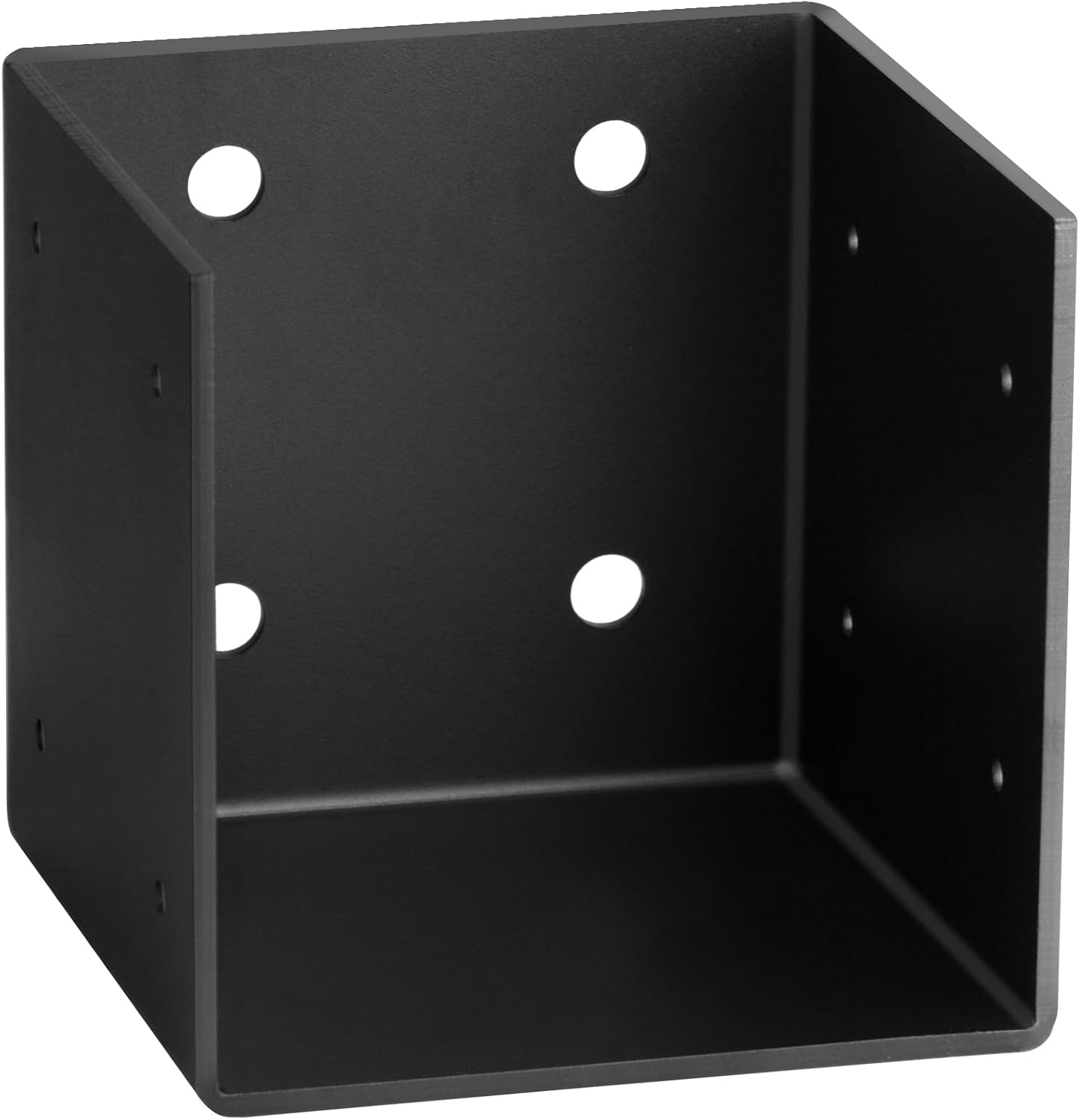 11 Gauge Pergola Wall Mount Bracket for 6x6 Post - Black