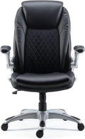 Staples Sorina Bonded Leather Chair - Plush Lumbar Support