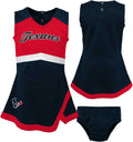 Girls Toddler NFL Cheer Captain Dress with Bloomers for Fun