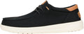 HEYDUDE Paul Canvas Mens Slip-on Loafers - Lightweight Travel Comfort