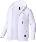 Men's Jacquard PlaidCloth Lightweight Zipper Hoodie (Style CJ8K)
