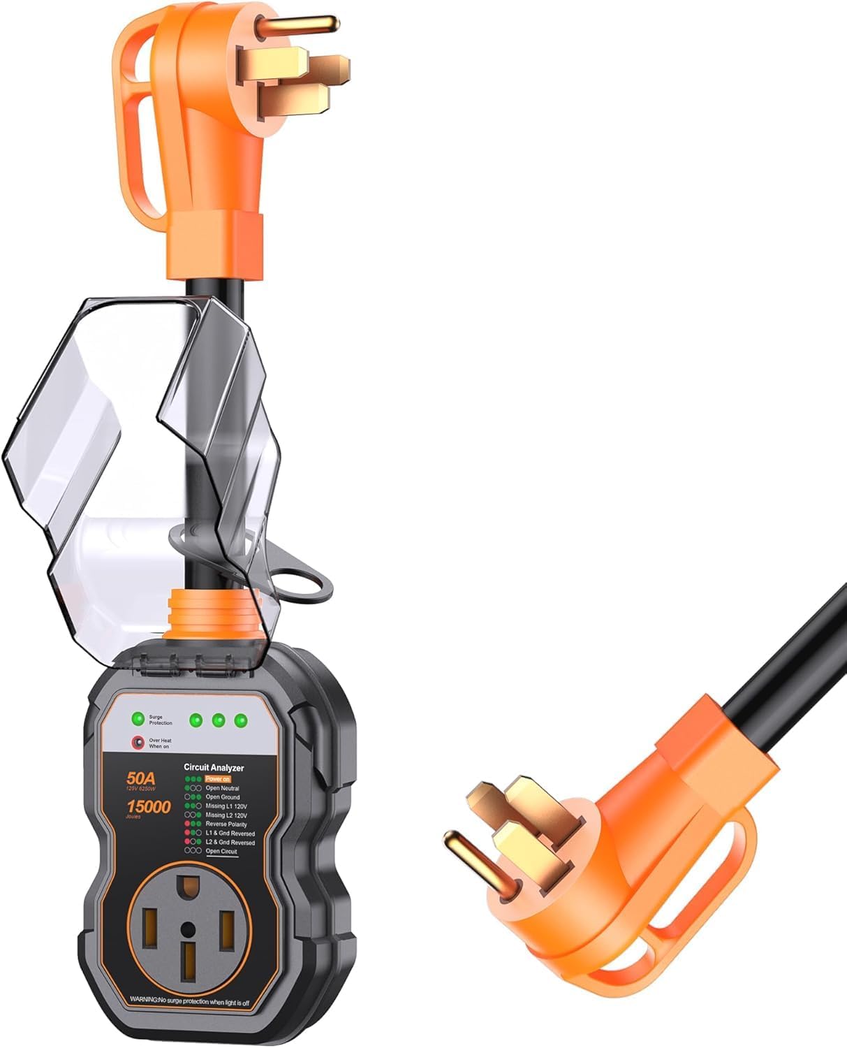 GEARGO RV Surge Protectors 50 Amp with 15000 Joules Protection