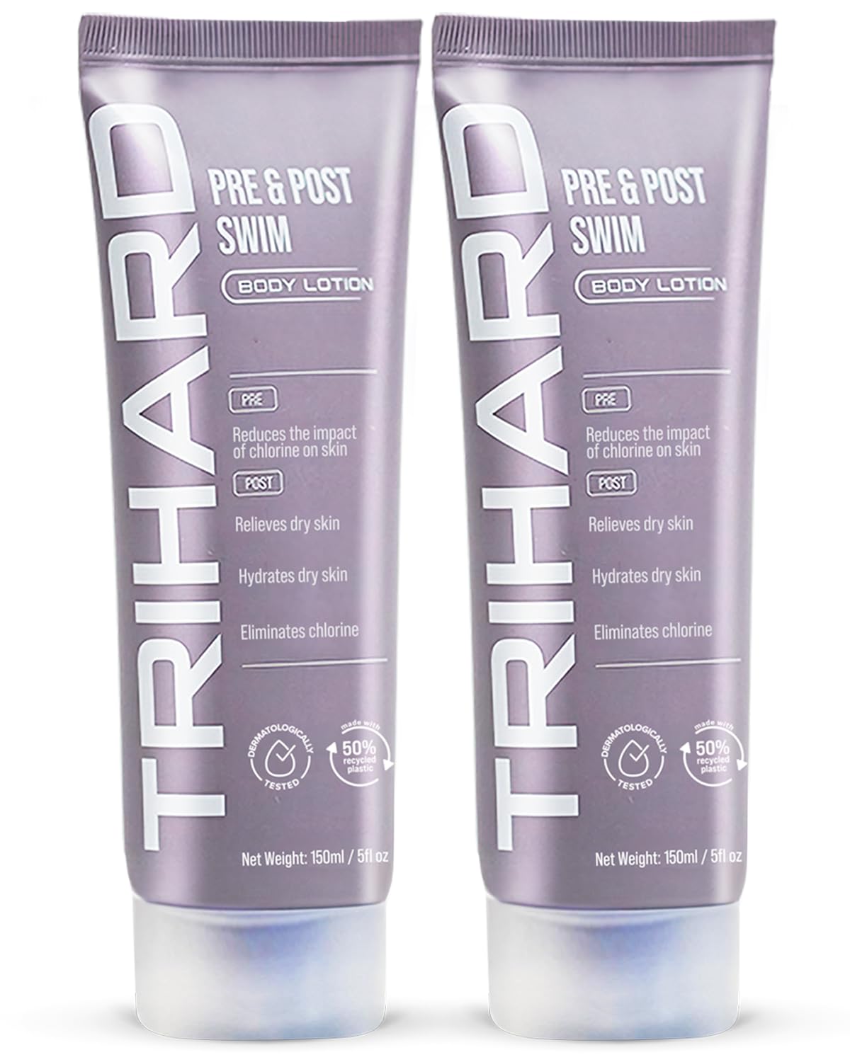 TRIHARD Chlorine Defense Body Lotion for Swimmers - Protect Skin