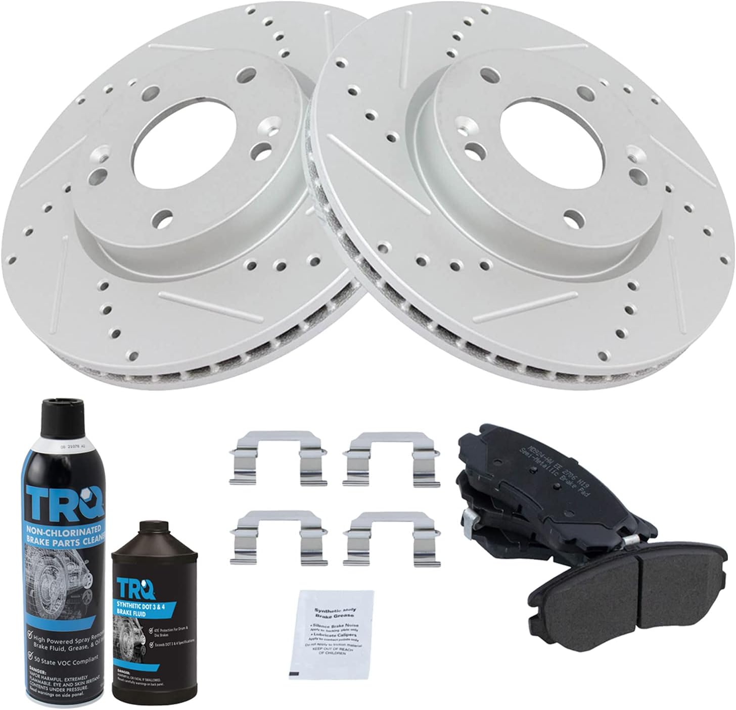 TRQ Front Semi Metallic Brake Pad & Performance Rotor Kit Review