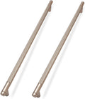 6 Pack Champagne Bronze Cabinet Pulls knurled 11-1/3 in Hole Centers