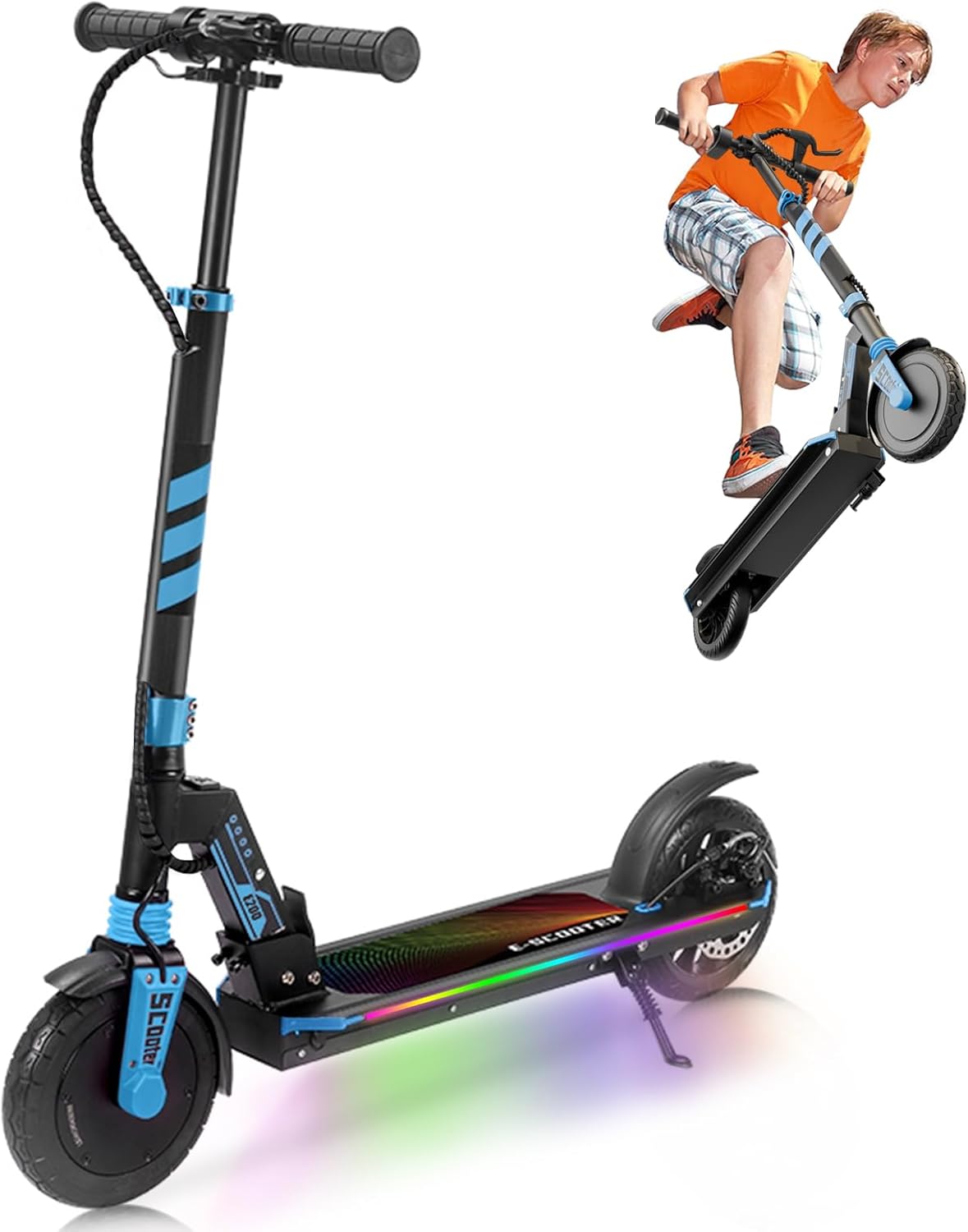 E200 Electric Scooter for Kids & Teens with 180W Motor Power