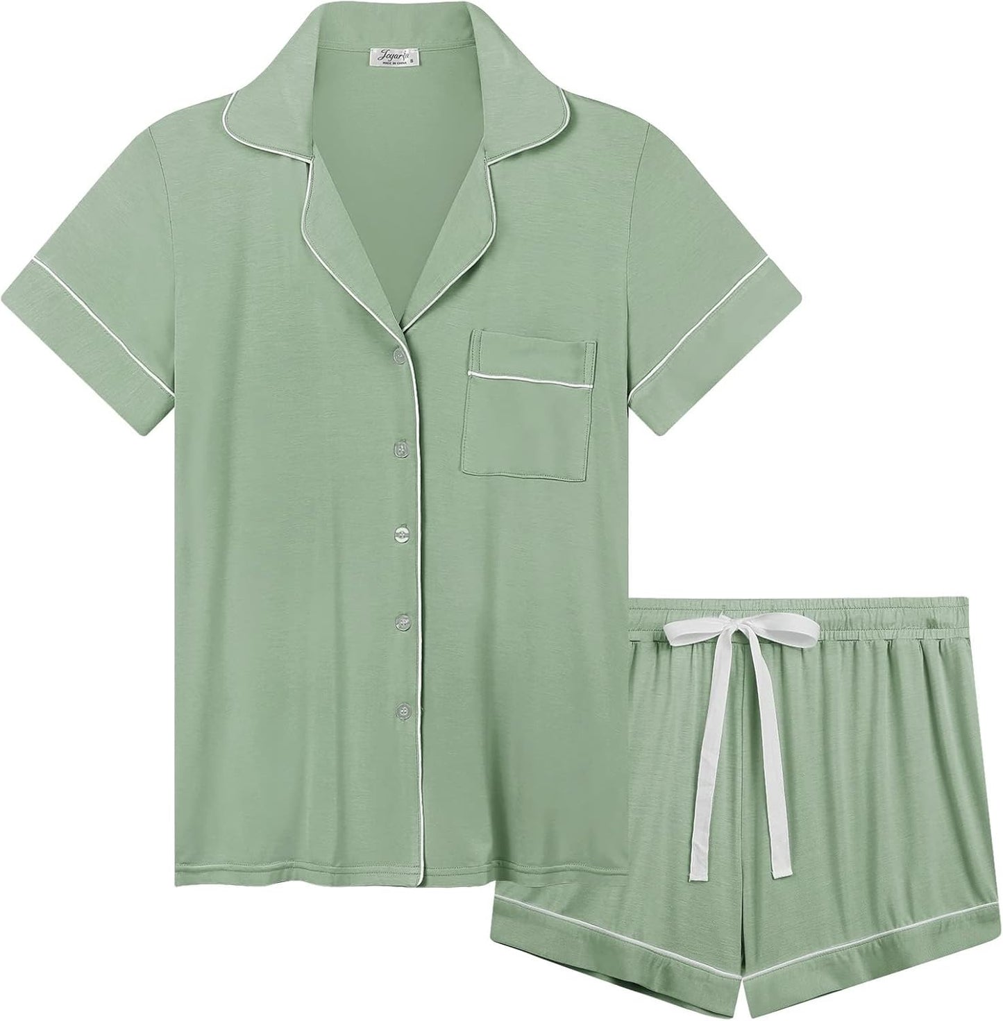 Bamboo Viscose Super Soft Pajama Shorts Set for Women S-XXL
