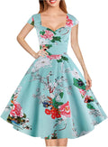 Stylish Vintage Dress with Pockets for Women's Cocktail Events