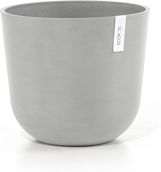 Ecopots Oslo Durable Modern Round Indoor/Outdoor Flower Pot
