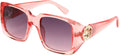 Foster Grant x Wicked Collection Sunglasses - Glinda Pink Square Style