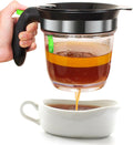 Fat Separator With Bottom Release 4-Cup Gravy Separator (Green)