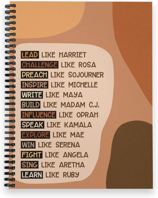 Motivational Black Women Notebook | 120 Wide Ruled Pages | Made In USA