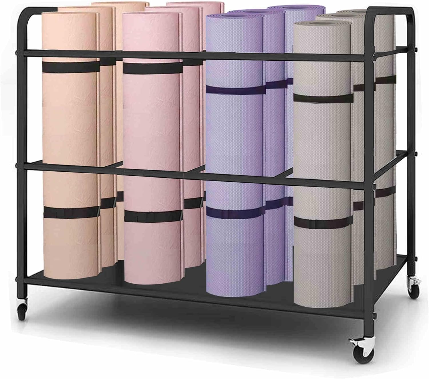 Arlifo Yoga Mat Storage Rack: Organize with Ease!