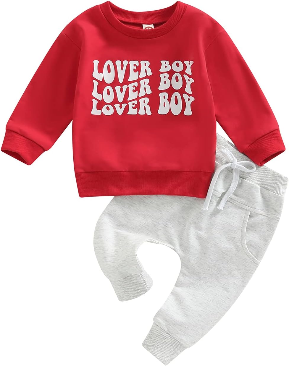 Valentine's Day Toddler Boy Outfit Set by GOOCHEER