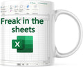 Freak in the Sheets Excel Mug