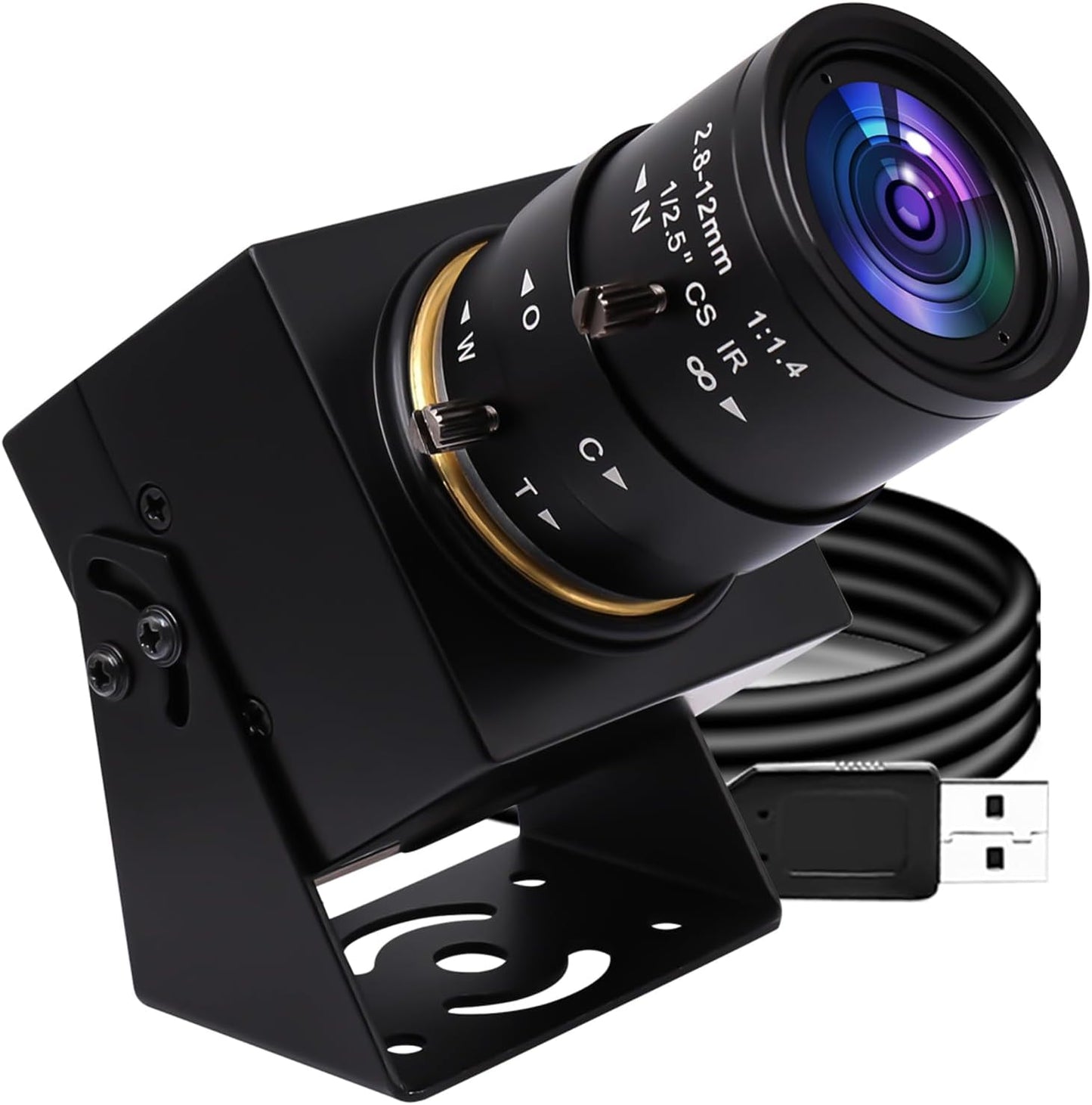 SVPRO USB Camera 1080P Full HD Webcam with Varifocal Lens