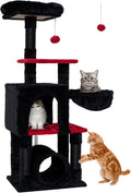 Cat Tree Tower for Indoor Cats 49 in Modern Multi-Level Activity