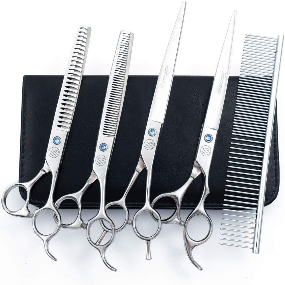 Professional Dog Grooming Scissors Set for Pet Grooming Needs