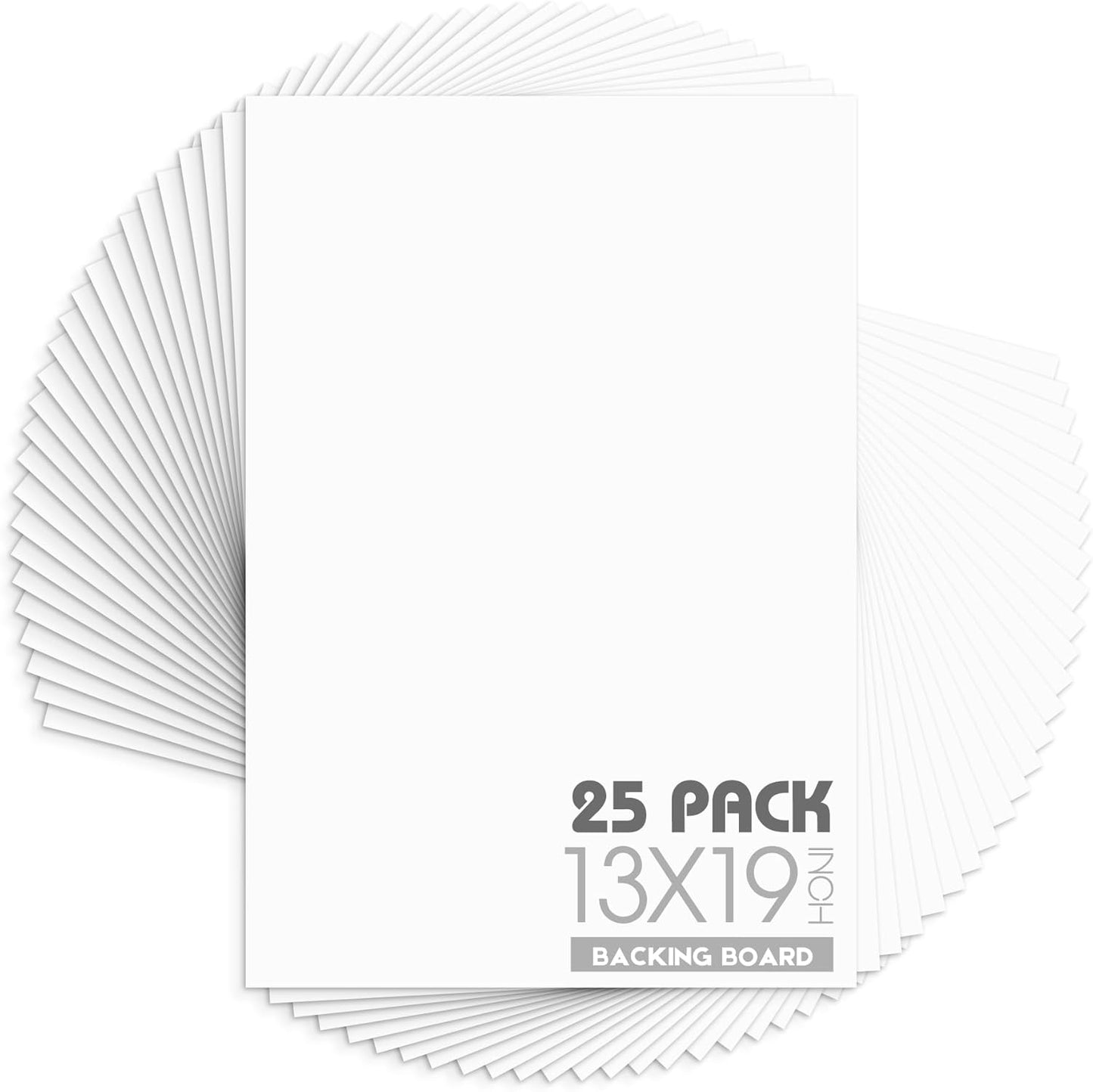 13x19 White Backing Boards for Picture Framing and Crafts