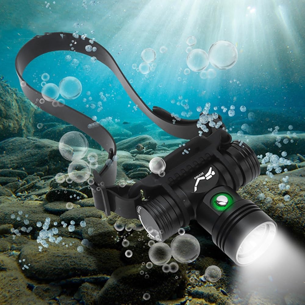 WINDFIRE Scuba Diving Headlamp: Bright, Waterproof Dive Light