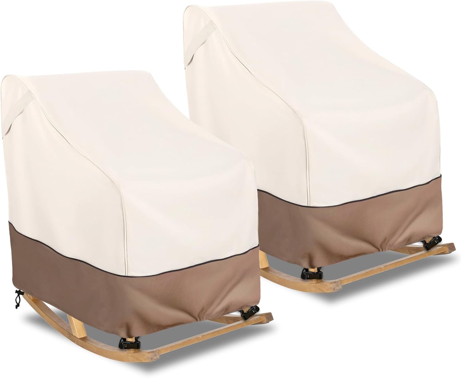Waterproof Rocking Chair Covers, 2-Pack - Protect Your Patio Furniture!