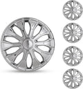 CPW 16 Wheel Rim Cover Hubcaps Universal Snap On - Chrome