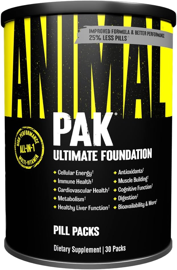 Animal Pak Multivitamin for Men & Women - Daily All-in-One Pack