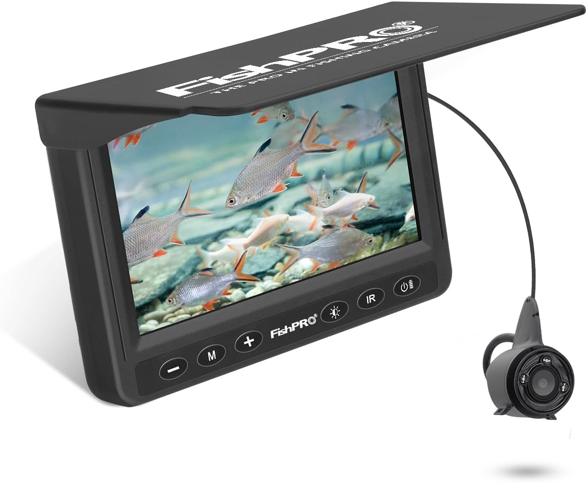 FishPRO Underwater Fishing Camera 4.3ft' IPS HD for Anglers