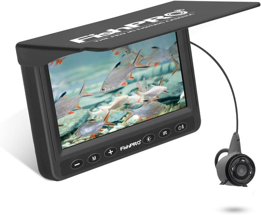 FishPRO Underwater Fishing Camera 4.3ft' IPS HD for Anglers