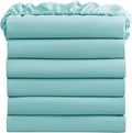 FreshCulture Queen Fitted Sheets 6-Pack - Deep Pocket Soft Microfiber