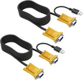 MT-VIKI 2-in-1 USB VGA KVM Cable 15 ft 2-Pack - For MT-VIKI KVM Switch