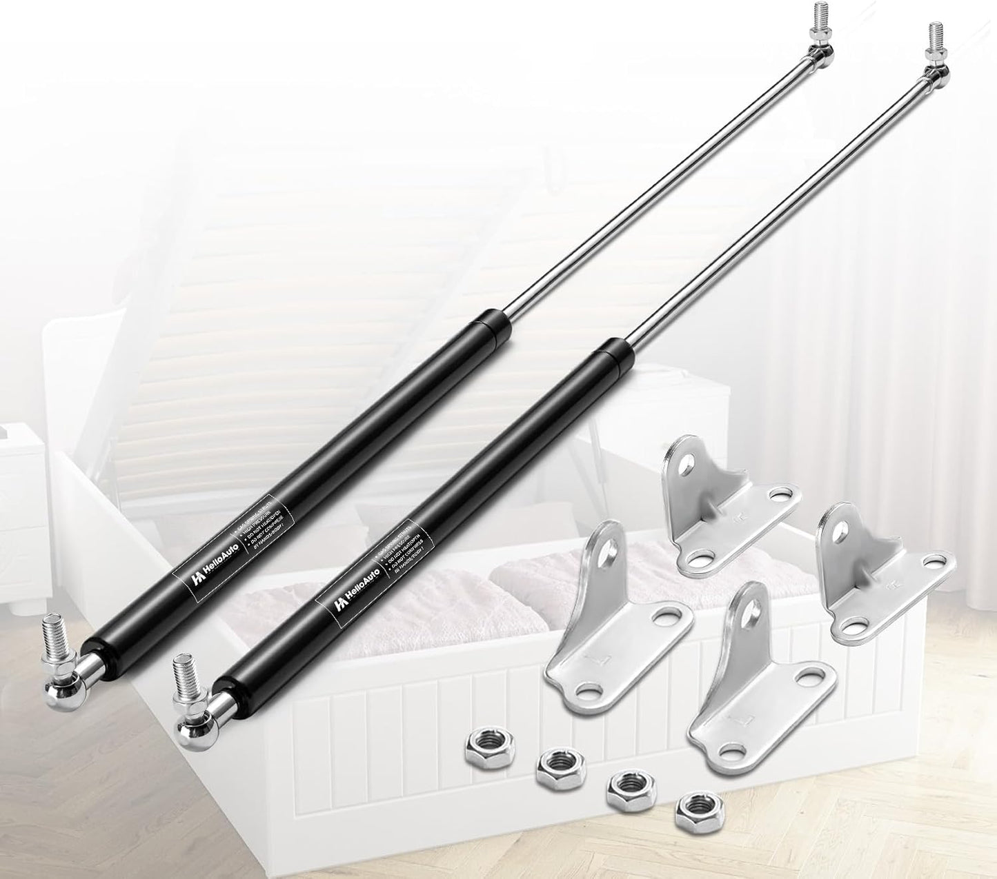 23 Inch Gas Struts for RV Bed and Heavy Duty Lid Support