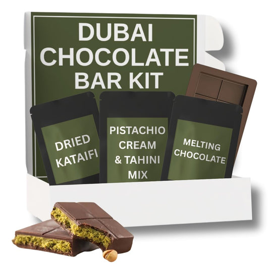 Dubai Chocolate Bar Kit for Gourmet Chocolate Lovers at Home