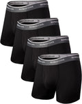 BAMBOO COOL Men's Boxer Briefs Soft Breathable Underwear - Comfortable