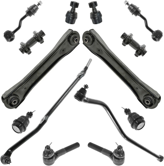 TRQ Front Steering & Suspension Kit for 1996-1998 Jeep Grand Cherokee