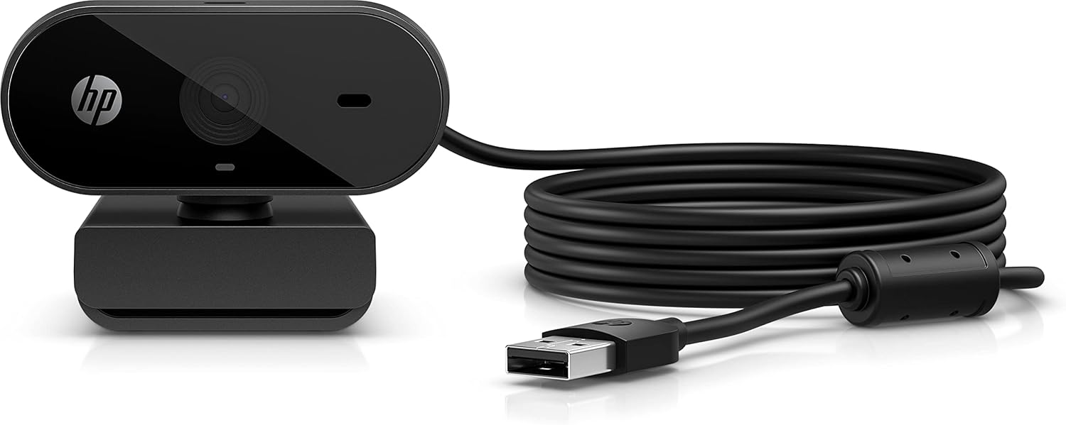 HP 325 Full HD Webcam for Stunning Video Quality and Clarity