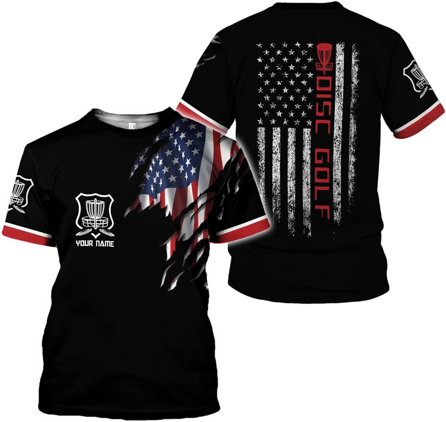Customized 3D Disc Golf Tee for Men