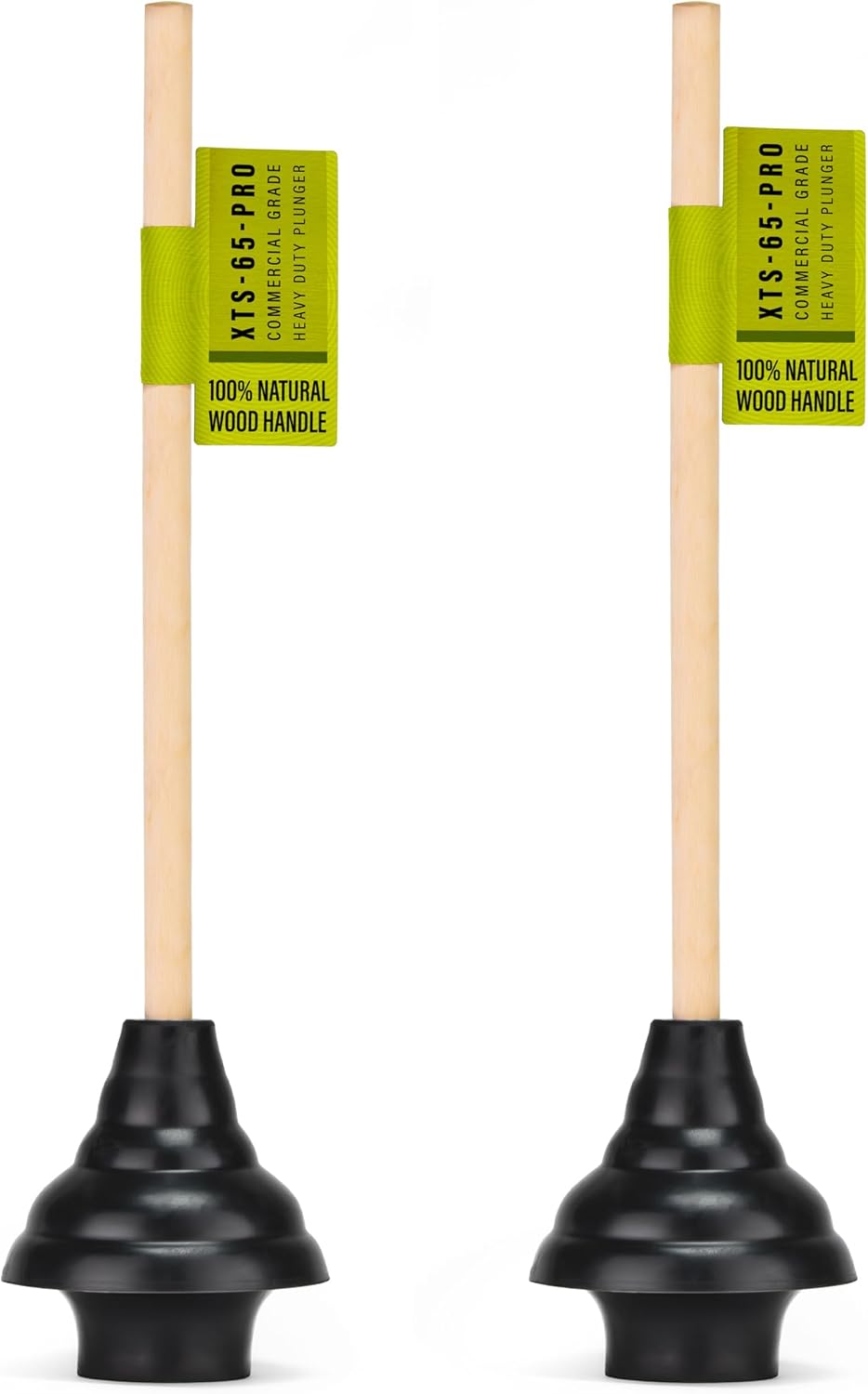 SteadMax XTS-65-PRO Heavy Duty Toilet Plunger for Clogs