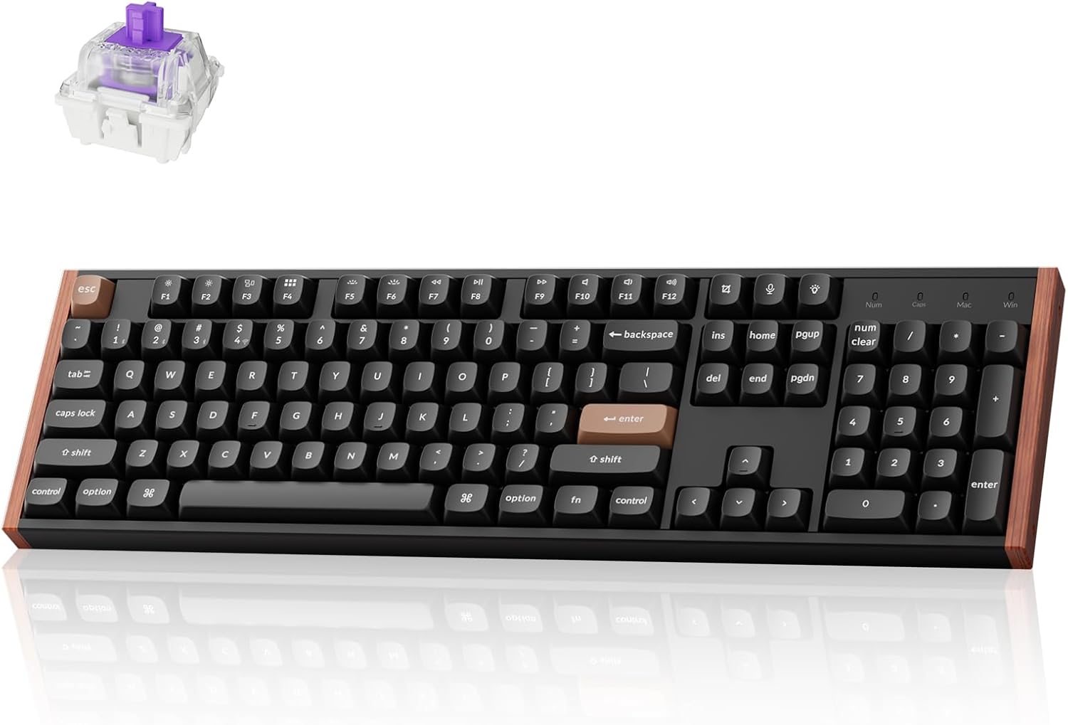Keychron K10 HE Hall Effect Keyboard Wireless with RGB Lighting