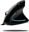 Vertical Ergonomic Illuminated Optical Mouse - Right Hand Comfort