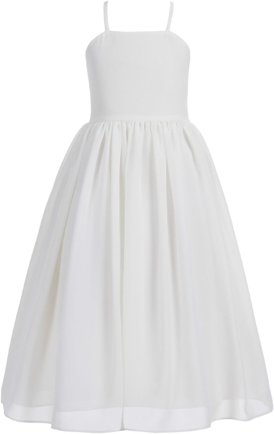 Criss Cross Chiffon Formal Flower Girl Dresses for Special Events