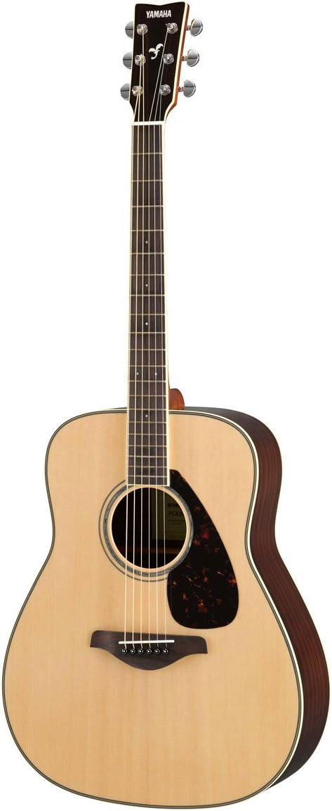 Yamaha FG830 Natural Solid Top Folk Guitar - Superior Tone